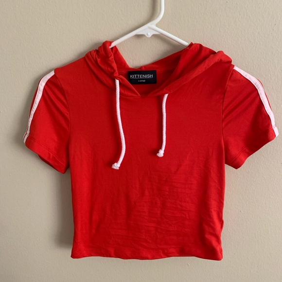 Kittenish red Kennedy two piece legging top set - Picture 2 of 10